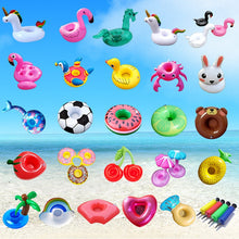 Load image into Gallery viewer, Inflatable Animal Cup Holder Pool Floats