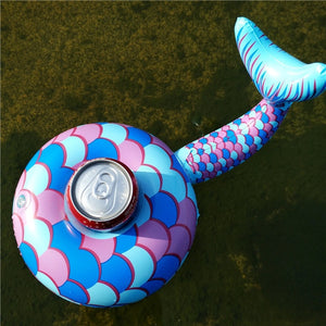 Inflatable Animal Cup Holder Pool Floats